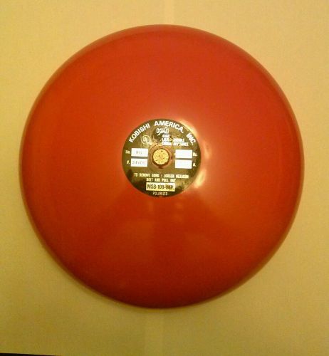 Kobishi America Inc. 24 VDC Fire Alarm Bell