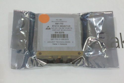 Agilent 5087-7703 DC Block T-2 Switch +15VDC 40mA; +5VDC/0VDC 0.15mA  for E5091A