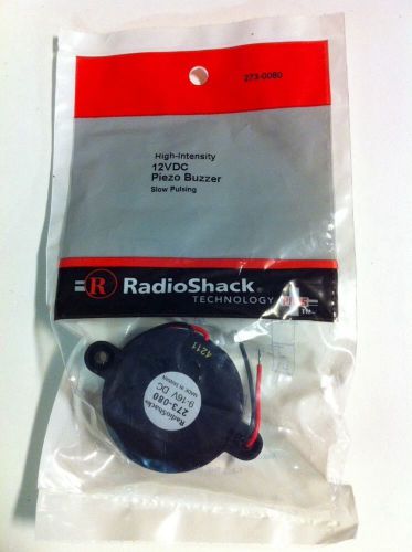 High-Intensity 12VDC Piezo Buzzer #273-0080 by Radio Shack