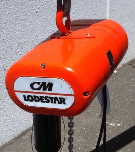 CM LODESTAR 1 TON (L) ELECTRIC CHAIN HOIST (16 FPM 208-230/460V 3 PH)