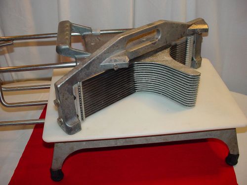 NSF Commercial Tomato Slicer - Hand Slicing Machine - Aluminum - Used Slicer