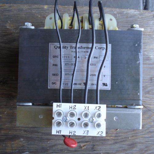 QTC P/N 3711 Single Phase Transformer