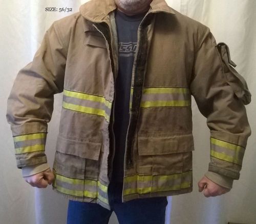 56x32 Jacket Coat Firefighter Bunker Fire Gear GLOBE GX-7