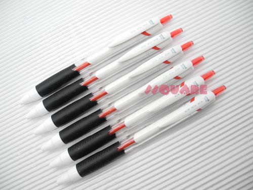 6 x Uni-Ball Jetstream SXN-155 0.5mm Extra Fine Roller Ball Gel Pen, Red