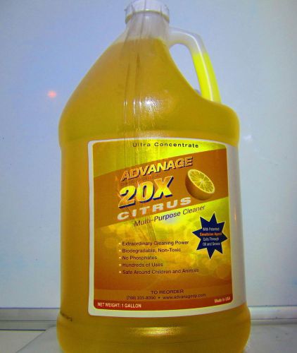 Genuine Advanage 20X Citrus Cleaner One Gallon Size!!