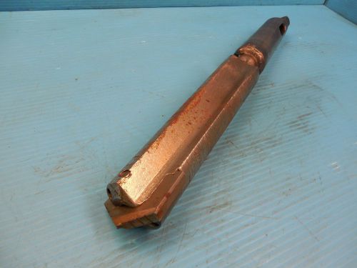 2 2/8&#034; DIAMETER INSERT INSTALLED SPADE DRILL MORSE TAPER SHANK WELDED MACHINIST