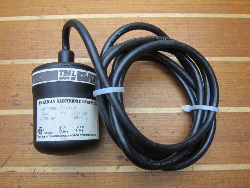 Teel FGSA1110T Automatic Float Switch 120 VAC 13A 1/2 HP Max