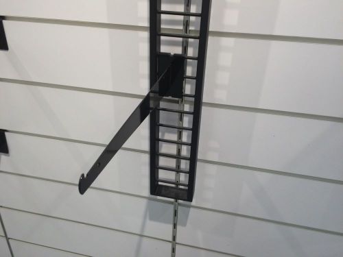 16 - 12&#034; Grid Knife Shelf Brackets - Black