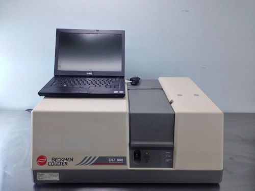 Beckman Coulter DU 800 UV/Vis Spectrophotometer w Computer New Lamp &amp; Warranty