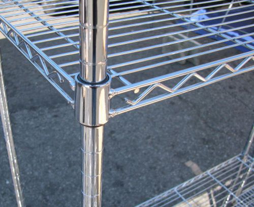 4-LAYER MULTI-PURPOSES ADJUSTABLE RACK/SHELF.  W48&#034; x D14&#034; x H59&#034;