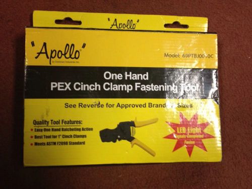 APOLLO 69PTBJ0010C ONE HAND PEX CINCH CLAMP FASTENING TOOL.