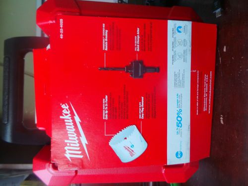 MILWAUKEE 13pc ICE HARDENED BI-METAL HOLE SAW KIT NEW NEVER OPENED #49-22-4025