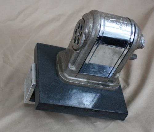 Vintage Tabletop Mount Ranger 55 BOSTON Metal Pencil Sharpener