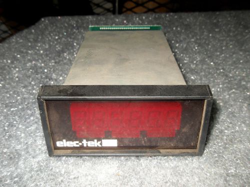 (V42) 1 USED ELEC-TEK 2372 DIGITAL COUNTER