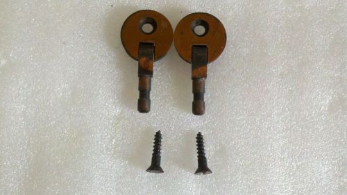 Singer Treadle Sewing Machine to Cabinet Tabletop Hinges.