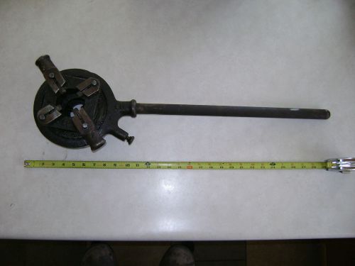 Very large vintage toledo &#034;threading machine&#034; 1-a pipe threader or die for sale