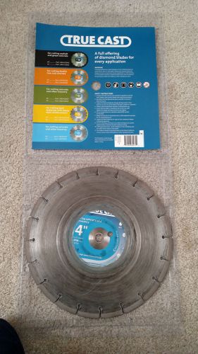 True Cast UNI14125V 14&#034; Concrete Masonry Diamond Blade Used Very Briefly, good