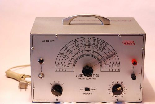 EICO MN: 377 AUDIO GENERATOR SINE AND SQUARE WAVE SN:711603