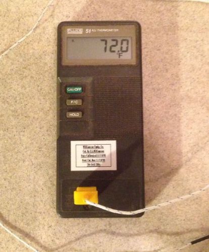 Fluke 51 K/J thermometer