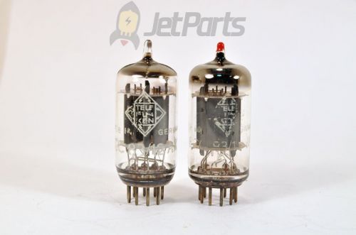 2 x ECC83 12AX7 ECC803 TELEFUNKEN TUBES! NOS! NOS! RARE! LOOK! DIAMOND!