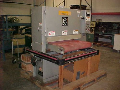 TIMESAVERS, INC. MODEL 137-1HD, 36&#034; WIDE BELT SANDER TIMESAVER