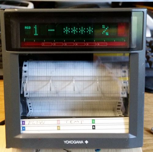 Yokogawa ur1000 chart recorder 436006 for sale