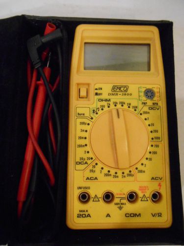 METER MULTIMETER EMCO DMR-3800, great shape