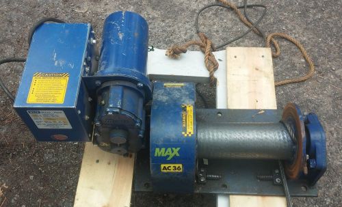 My-te ac36 winch -hoist 3,000 single 6000 double line 120 volt for sale