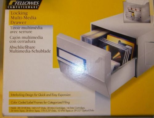 Fellows Locking Multi-Media Drawer   *New in box*