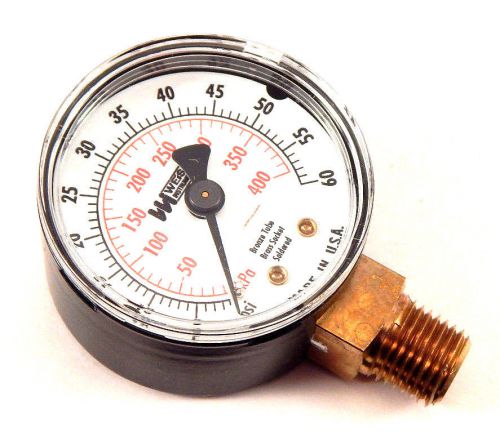 Gauge, 0-60#, Bottom, 1/4&#034; 2.0, Bronze Tube, Bronze Socket,  Stock 660-005