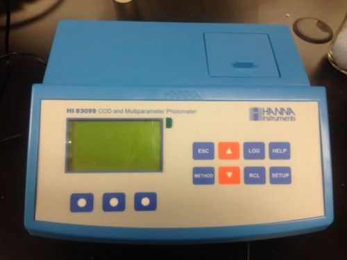 Hanna instruments cod and multiparameter bench photometer - 47 methods -hi83099 for sale