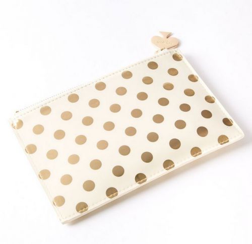 Kate Spade New York - Gold Dots Pencil Pouch Set