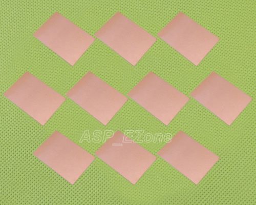 10pcs One-Side Copper Clad 50x70x1.5mm Single PCB Board Glass Fiber