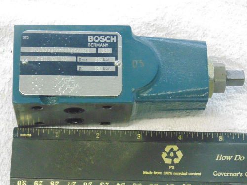 BOSCH HYDRAULIC VALVE 369 Pmax 315 Pv 160 0 811 104 110 GERMAN MADE CNC LATHE