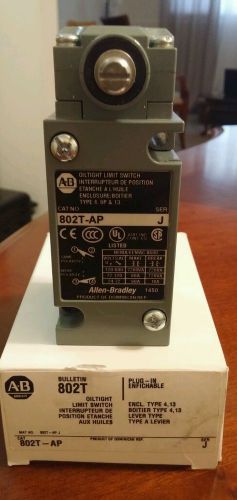 ALLEN BRADLEY 802T-AP SER J NEW OILTIGHT LIMIT SWITCH