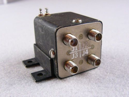 SMA 4 Port Transfer Relay 24 to 30 Volts Teledyne Microwave CS37S10