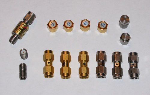 (14) SMA Adapters Assortment + (1) Attenuator