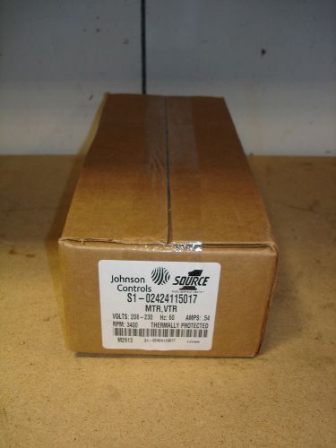 *NIB* Source 1 S1-02424115017 Motor Venter 208-230V .54A 3400RPM *NIB*