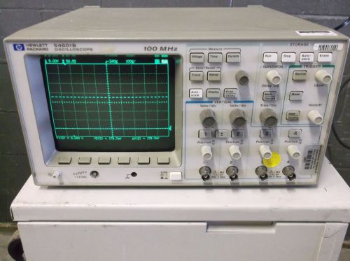 HEWLETT PACKARD 54601B Oscilloscope, Digital: 100MHz,20MSa/s,4ch FREE SHIPPING