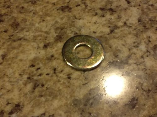 100 - Grade 2 Flat Washer 3/8&#034; Inner &amp; 1&#034; Outer Diameter Yellow Zinc