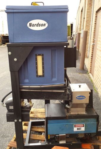 Nordson 3500-1EA34/D Hot Glue System w/ Hopper Feeder, Syntron Magnetic Feeder