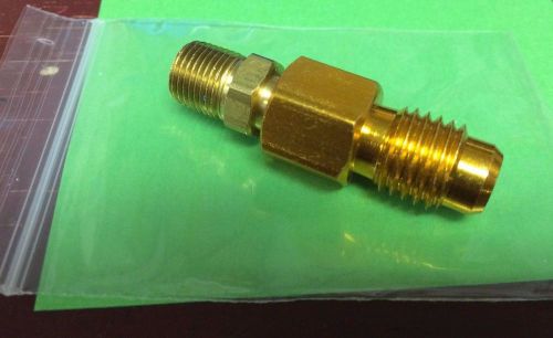 R134a Adapter Kit, 1/8&#034; NPT Male x R134a 1/2&#034; ACME Male or 1/4&#034; (R12/R22)