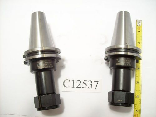 NEW 2 PIECE SET NEW CAT40 DA180 COLLET CHUCKS  CAT 40 DA 180 LOT C12537