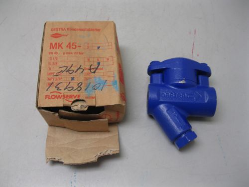 3/4&#034; gestra flowserve mk 45-2 u thermostatic cs steam trap new f18 (1858) for sale