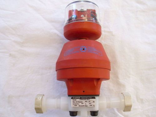 Chemline PVDF 3/4&#034; NPT, Pneumatic Valve with Teflon Diaphragm and Position Indic