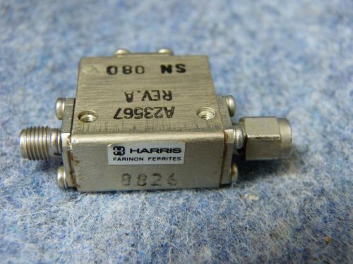 HARRIS FARINON FERRITES A23567 REV.A MICROWAVE ISOLATOR