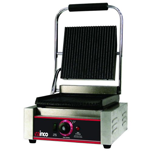 Electric Countertop Single Italian Style Panini Grill 14&#034;, EPG-1, WINCO