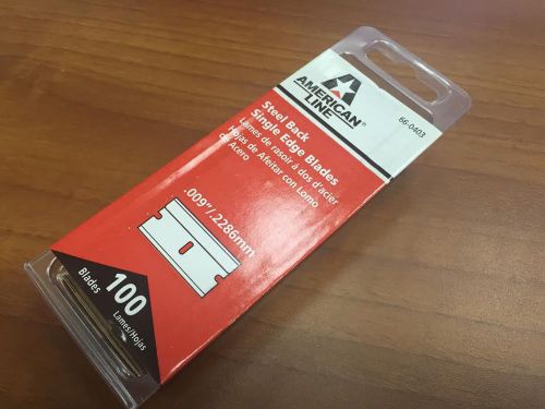 AMERICAN LINE SINGLE EDGE BLADE 100pcs