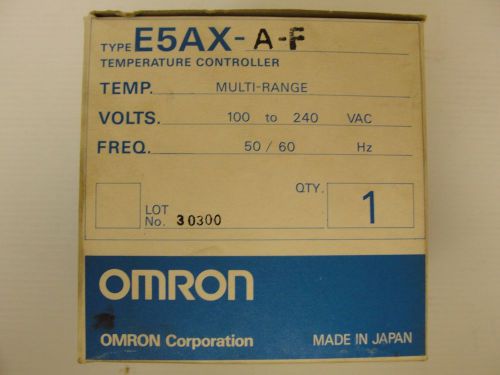 New Omron Temperature Controller E5AX-A-F