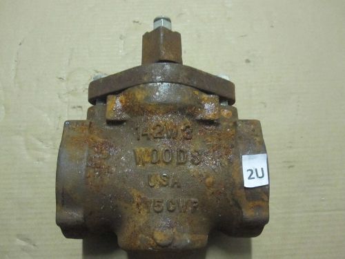 WOODS 3&#034; WOG PLUG VALVE 142W 3 / 175CWP